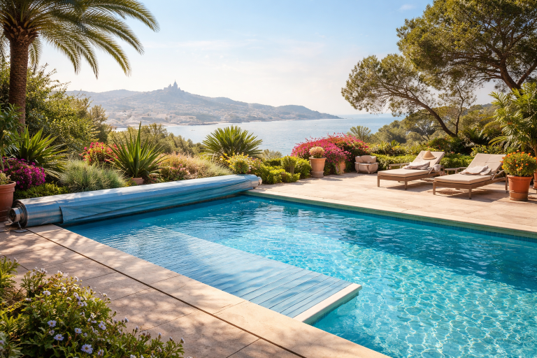 Entretien de piscine à Marseille : astuces pour gérer les poussières sahariennes et les embruns dans le 13007.