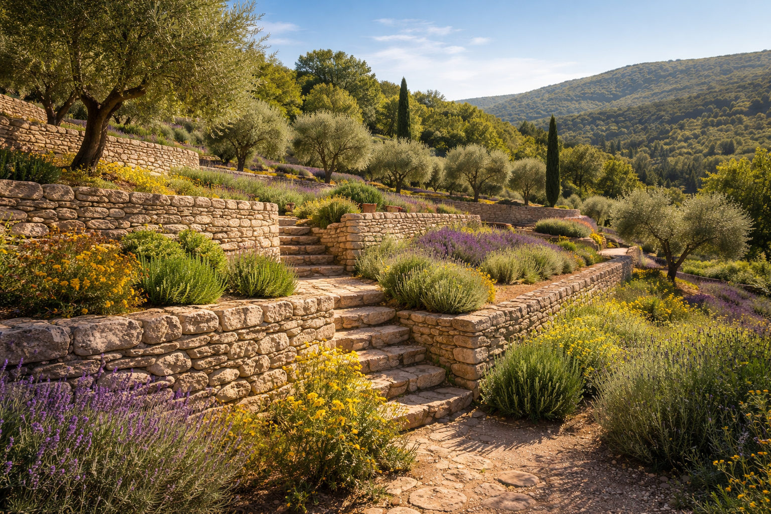 Découvrez comment la pierre sèche en Provence apporte une authenticité unique à votre extérieur.